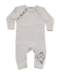 Mouse Playsuit Natural